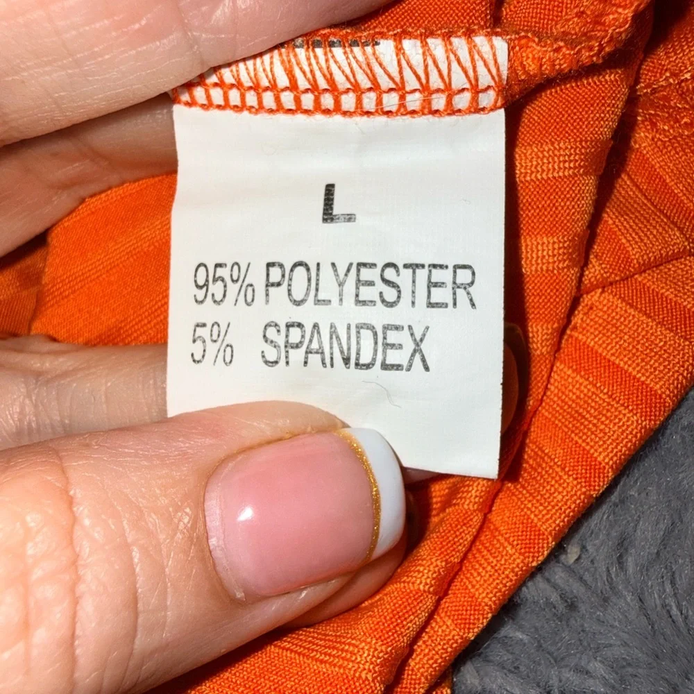 Orange Sleeveless Vest with Tank - Picture 8 of 8